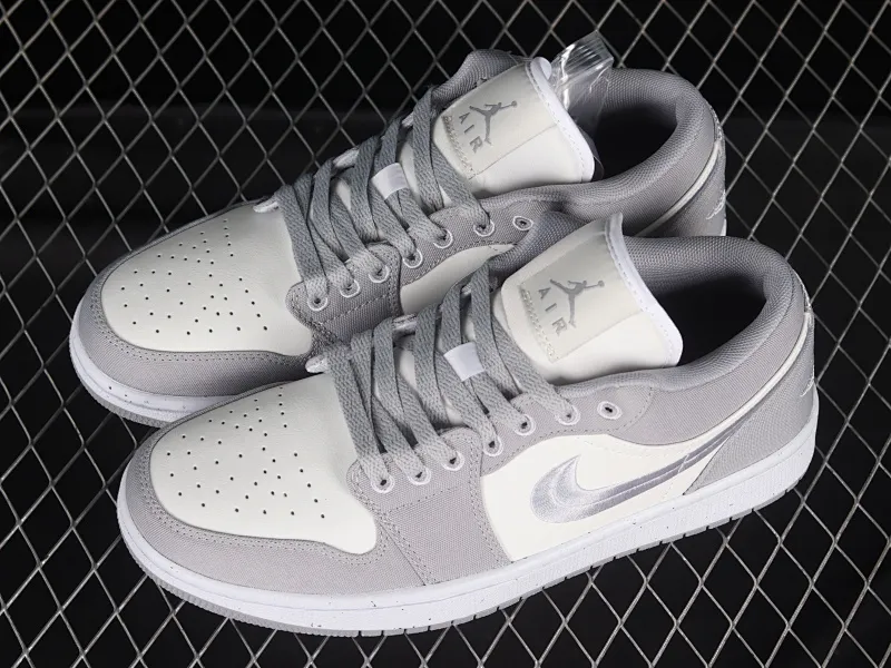 All categories Air Jordan Jordan series basketball shoes Air Jordan 1 Low Air Jordan 1 Low "Light Steel Grey" AJ1 Joe 1 white gray low-top cultural basketball shoes DV0426-012